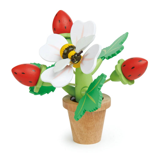 Sample Sale Tenderleaf Toys Strawberry Flower Pot