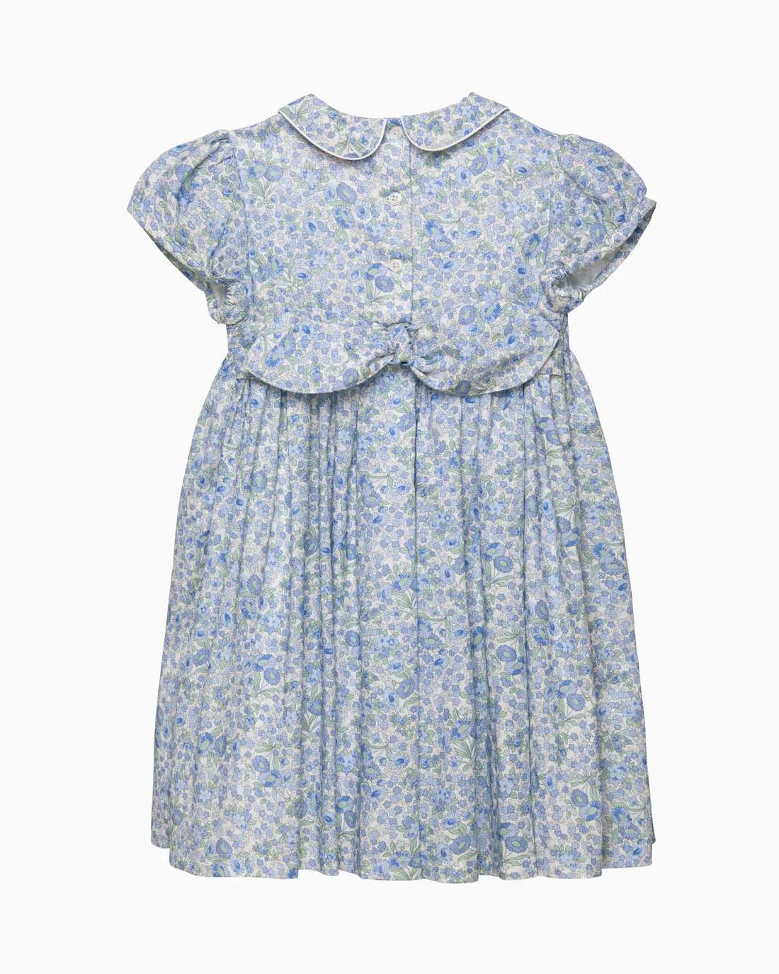 (Pre-Order) Blue Arabella Floral Smocked Dress