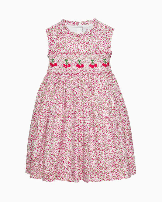 (Pre-Order) Trotters Cherry Smocked Dress