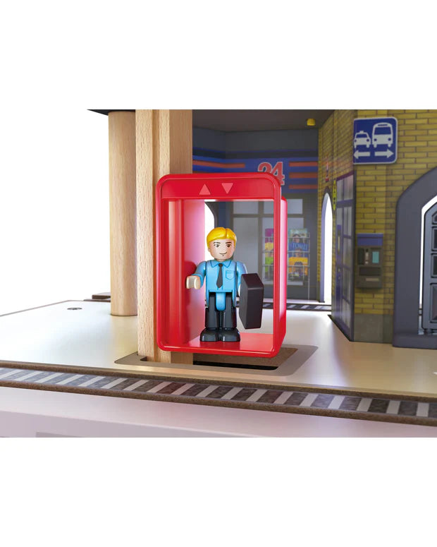 (Pre-Order) Hape Multi-Level Railway City Set