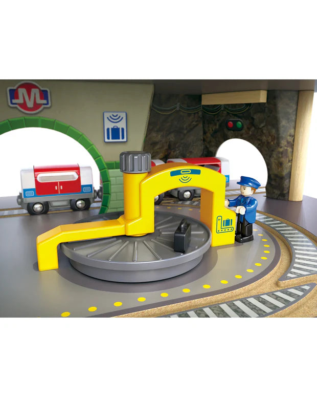 (Pre-Order) Hape Multi-Level Railway City Set