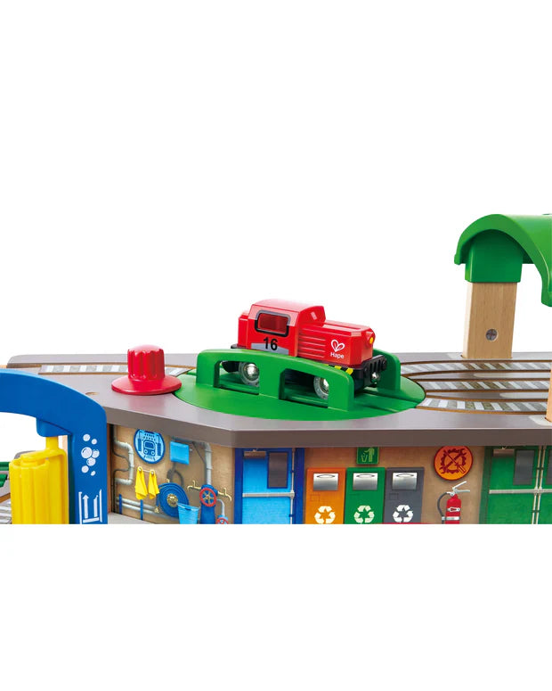 (Pre-Order) Hape Multi-Level Railway City Set