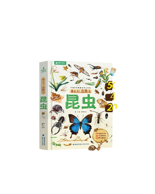 3D Pop Up Book - Insects Mandarin Full Hanzi