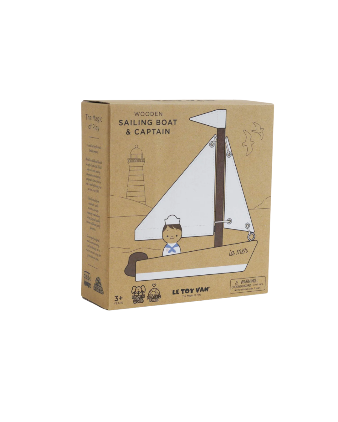 Le Toy Van Wooden Sailing Boat & Captain