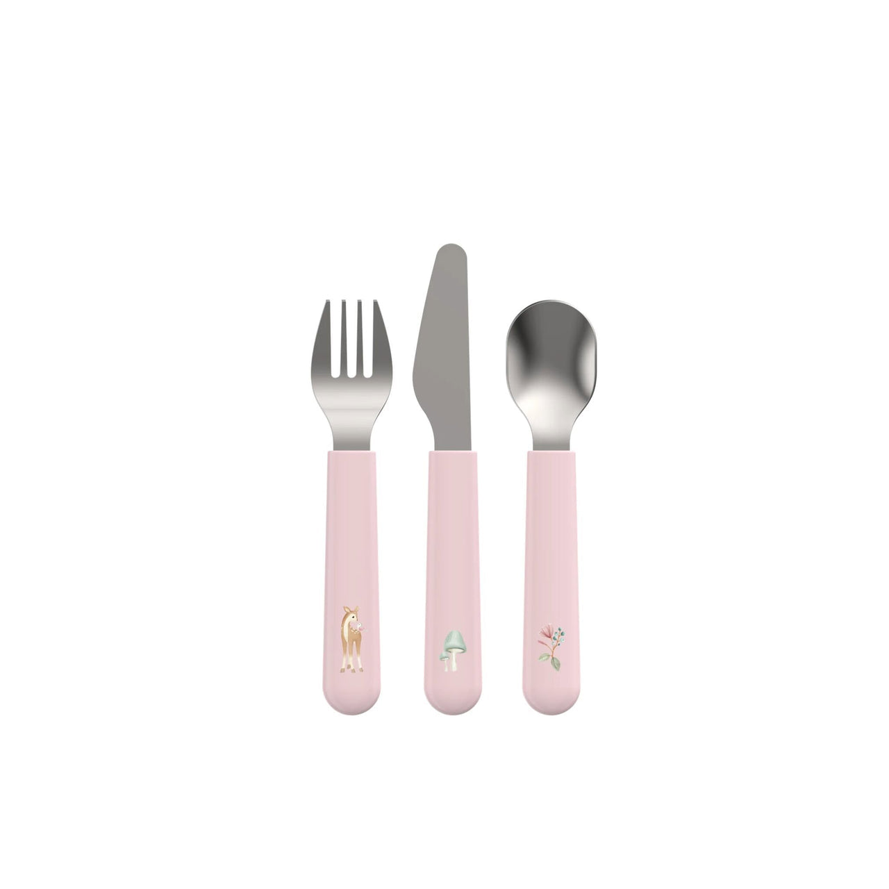 (PREORDER) Little Dutch Children's cutlery set 3-Piece Fairy Garden