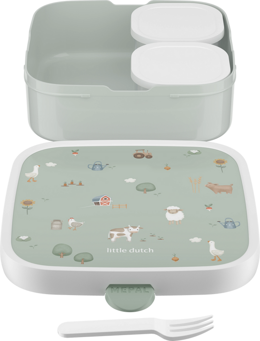 (PREORDER) Little Dutch Bento lunchbox large Little Farm