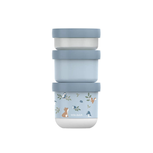 (PREORDER) Little Dutch Snackbox Stack 3-Piece Forest Friends