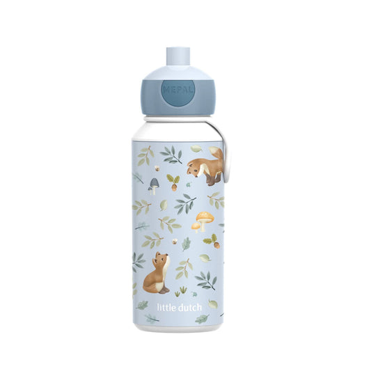 (PREORDER) Little Dutch Drinking bottle Pop-Up 400 ml Forest Friends