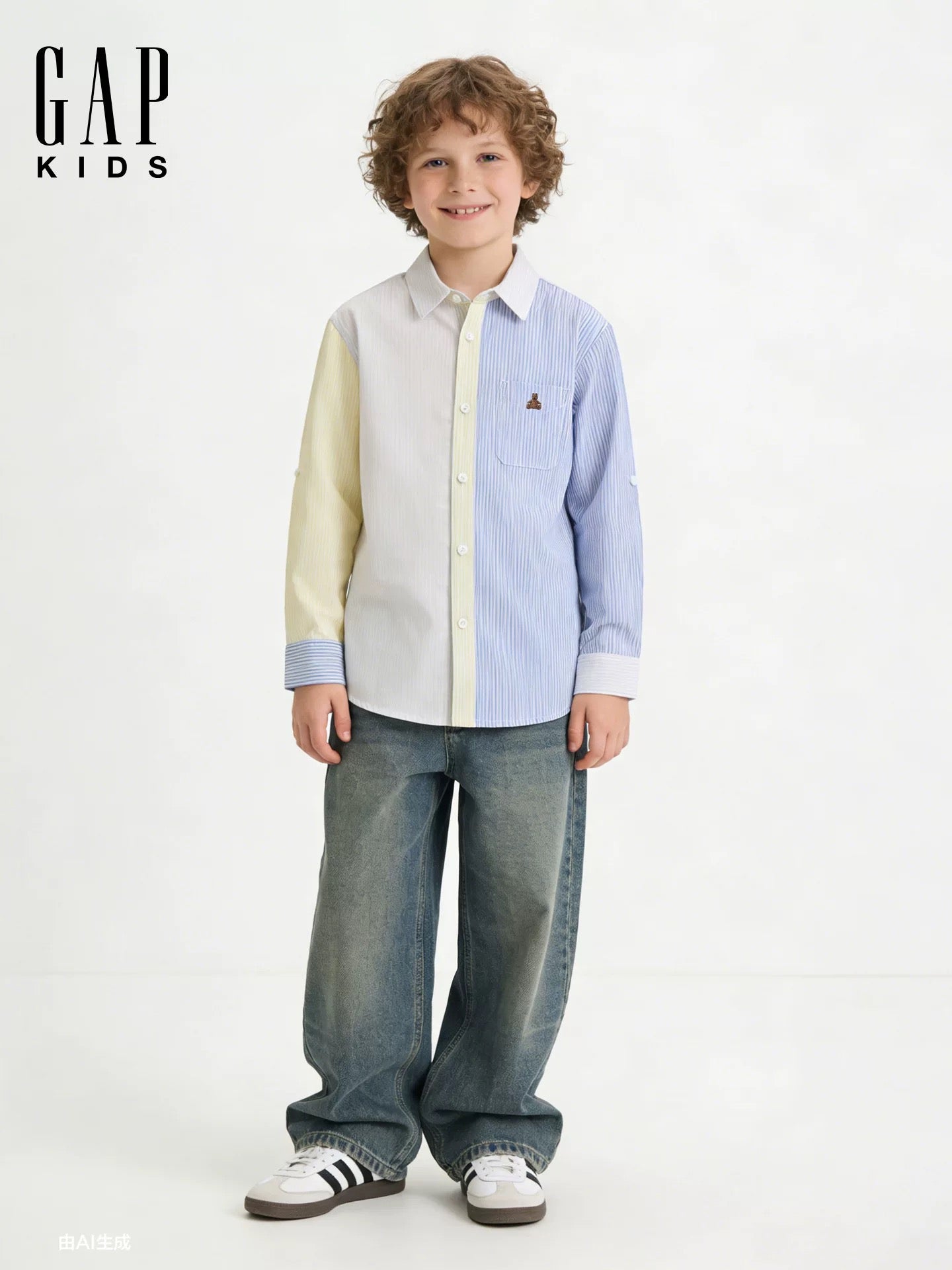 (Pre-order) GAP Long-sleeve Polo Shirt