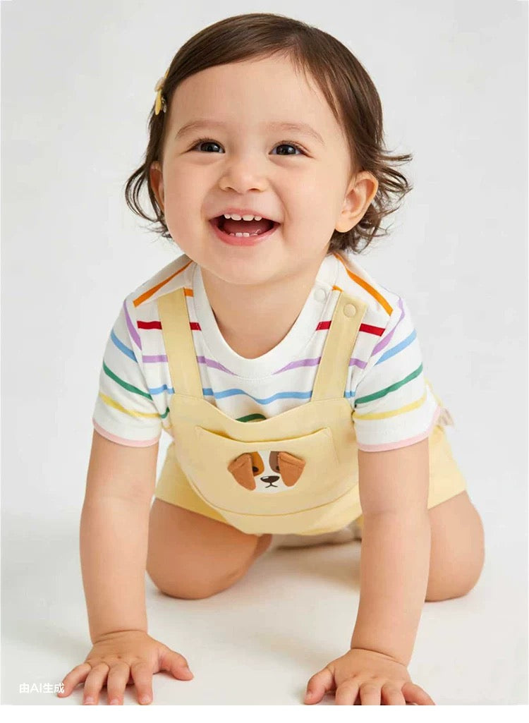 (Pre-order) GAP Multicolor Baby Jumpsuit