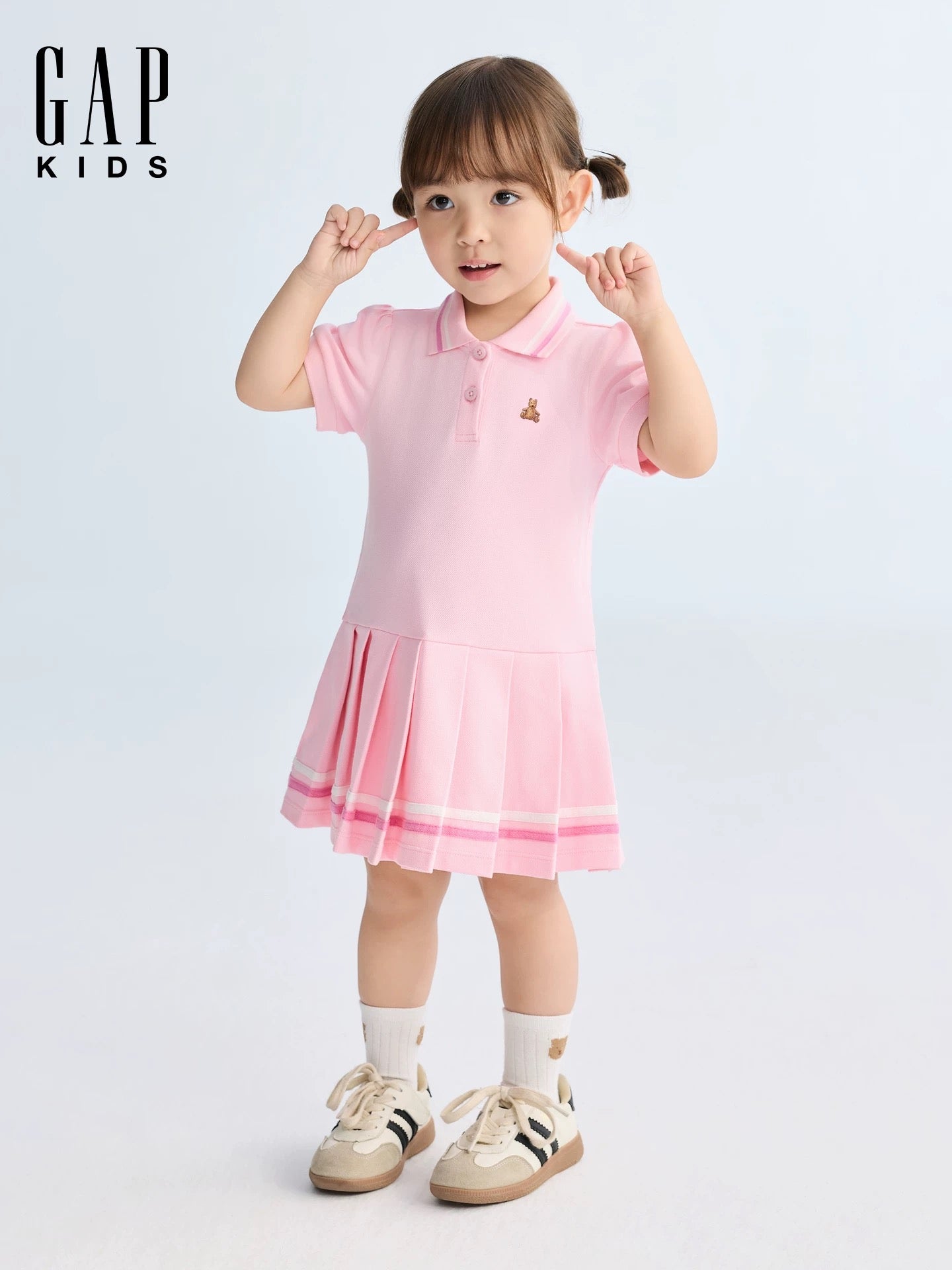 (Pre-order) GAP Polo Dress Pink