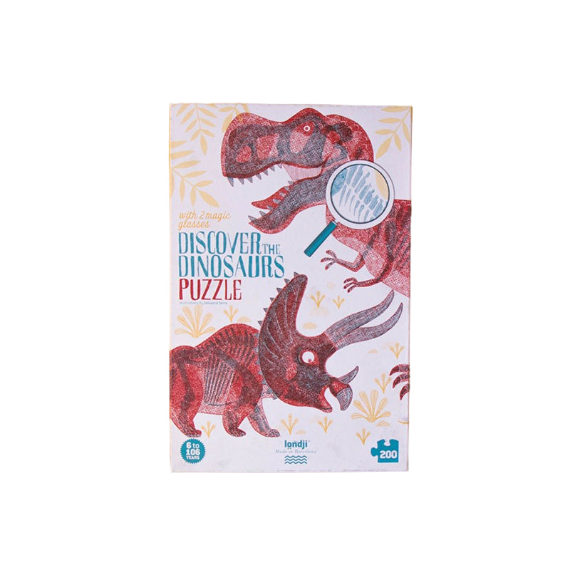 (Pre-Order) Londji Discover the dinosaurs puzzle