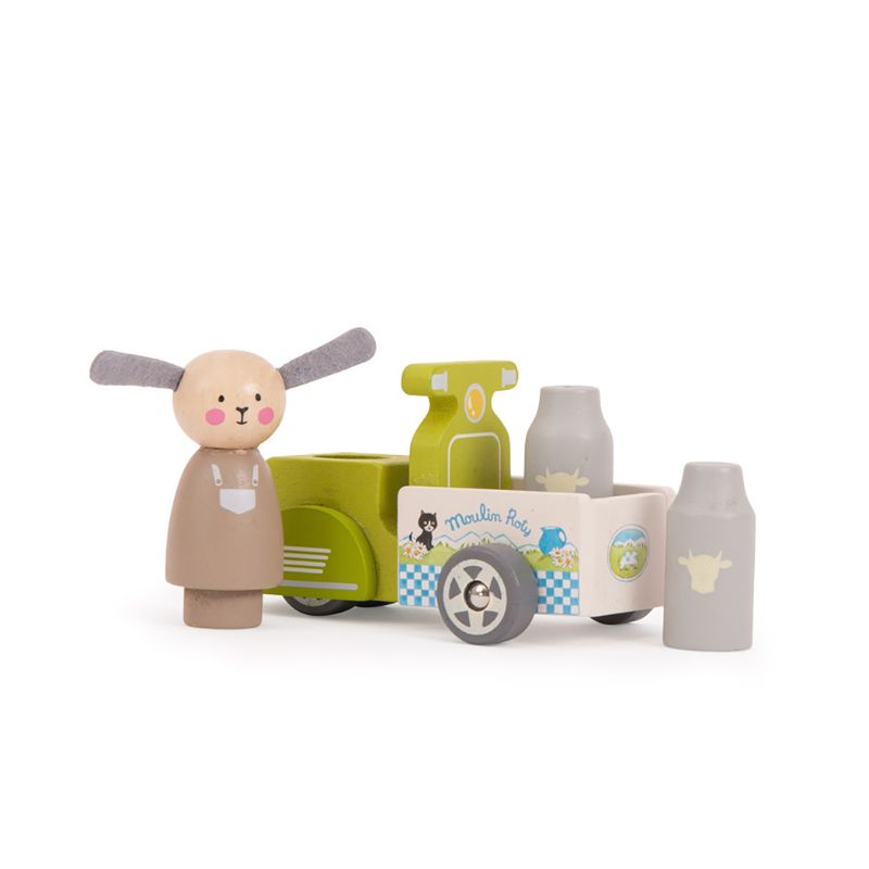(Pre-Order) Moulin Roty Milk Delivery Tricycle ~ La Grande Famille