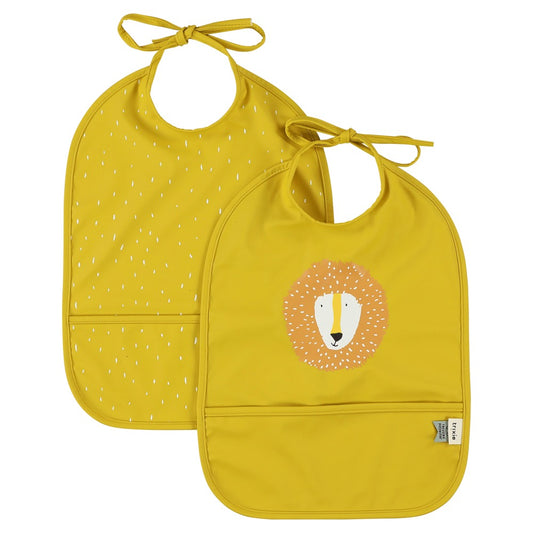 (Pre-Order) SALE Trixie Water-repellent bibs, 2-pack - Mr. Lion