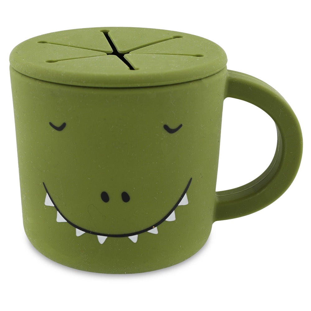 (Pre-Order) SALE Trixie Silicone snack cup - Mr. Dino
