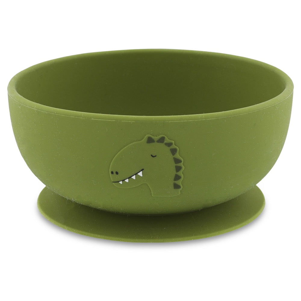 (Pre-Order) SALE Trixie Silicone bowl with suction cup - Mr. Dino