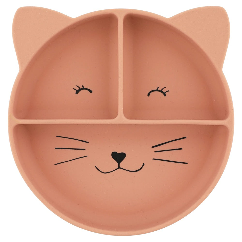 (Pre-Order) SALE Trixie Silicone feeding plate with suction cup - Mrs. Cat