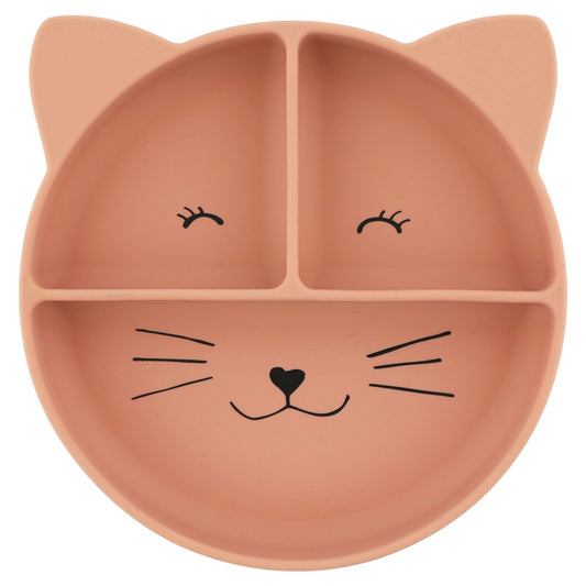 (Pre-Order) SALE Trixie Silicone feeding plate with suction cup - Mrs. Cat