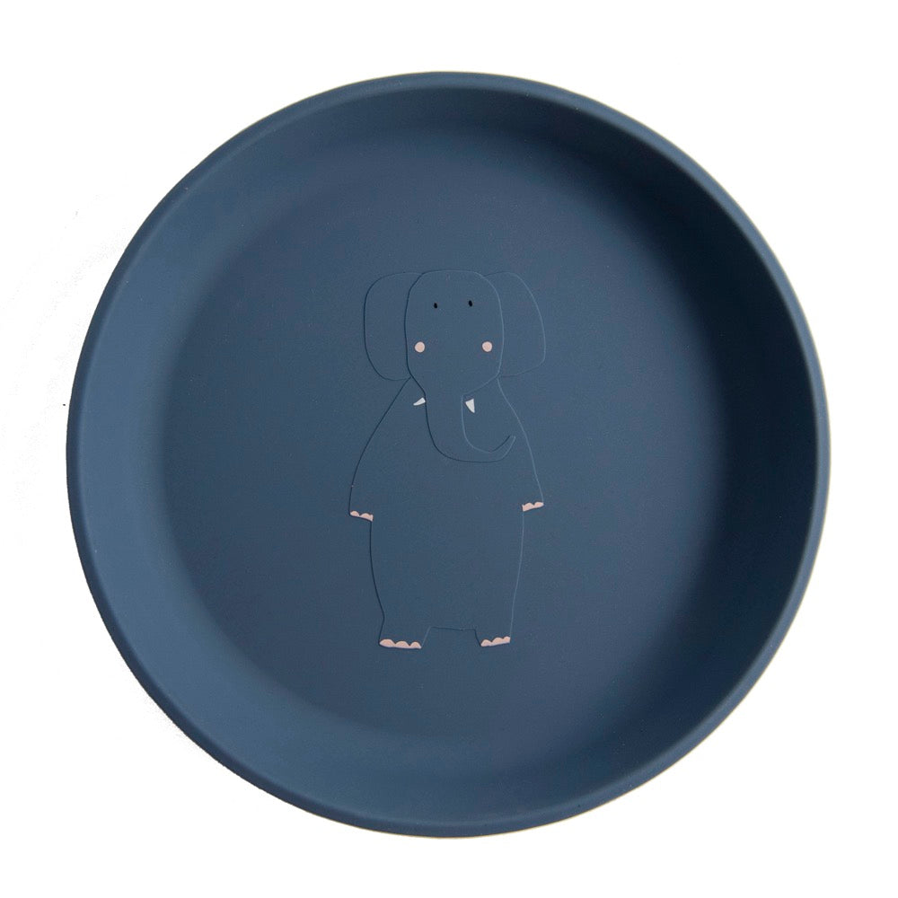 (Pre-Order)Trixie Silicone plate - Mrs. Elephant