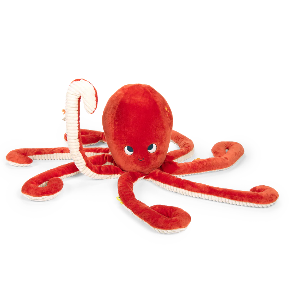 (Pre-Order) Moulin Roty Large Octopus Soft Toy Adventures de Paulie