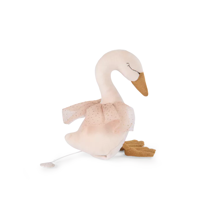 (Pre-Order) Moulin Roty Musical Swan, Velvet, La Petite Ecole de Danse