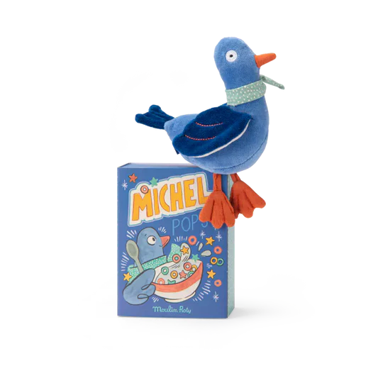 (Pre-Order) Moulin Roty Rattle, Pigeon in Gift Box