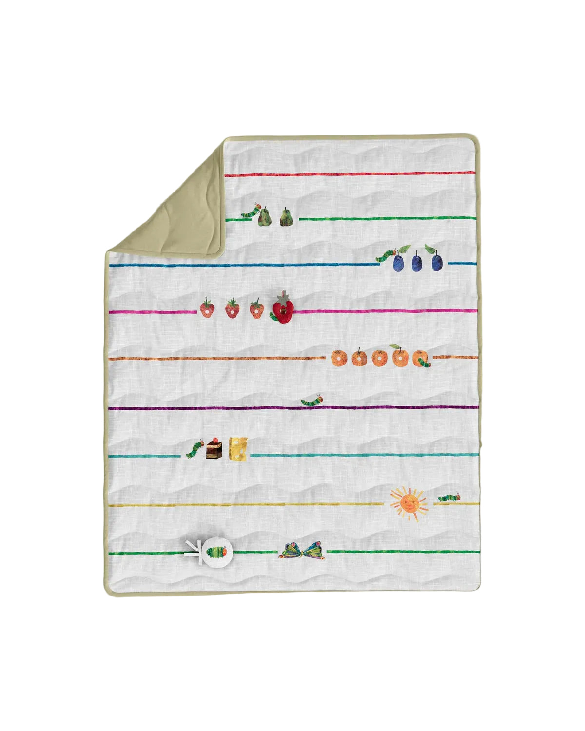 (Pre-Order) Nestig + The Very Hungry Caterpillar Baby Quilt