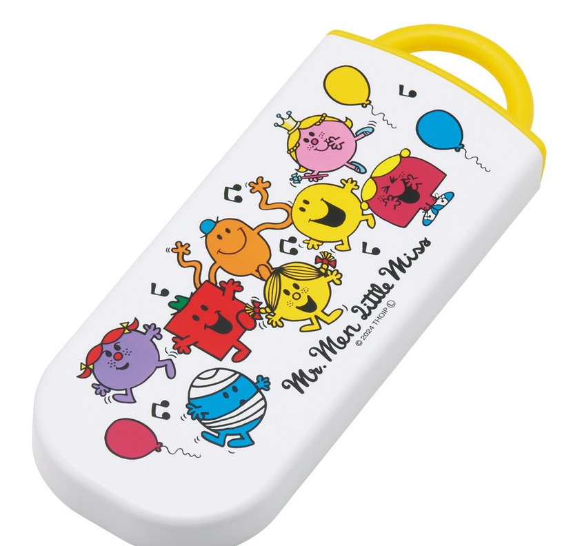 (Pre-Order) Skater Mr. Men Chopsticks, Spoon, Fork Set