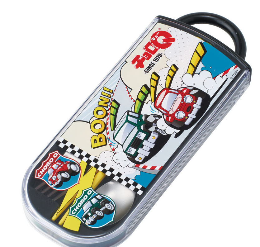 (Pre-Order) Skater Choro Q Chopsticks, Spoon, Fork Set