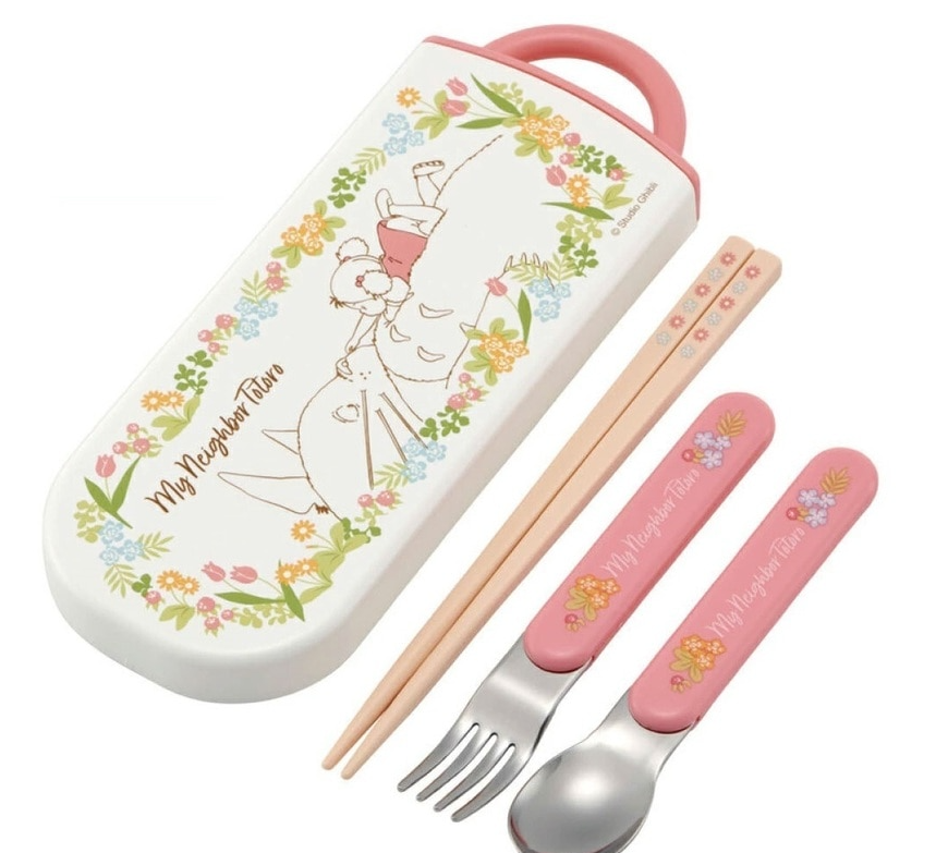 (Pre-Order) Skater Chopsticks, Spoon, and Fork Set with Totromei