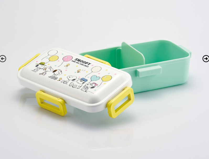 (Pre-Order) Skater Antibacterial, fluffy lunch box, 1-tier/530ml, Snoopy