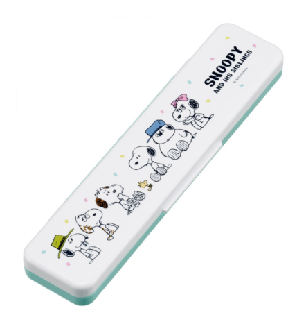 (Pre-Order) Skater Antibacterial Silent Chopsticks and Spoon  Snoopy