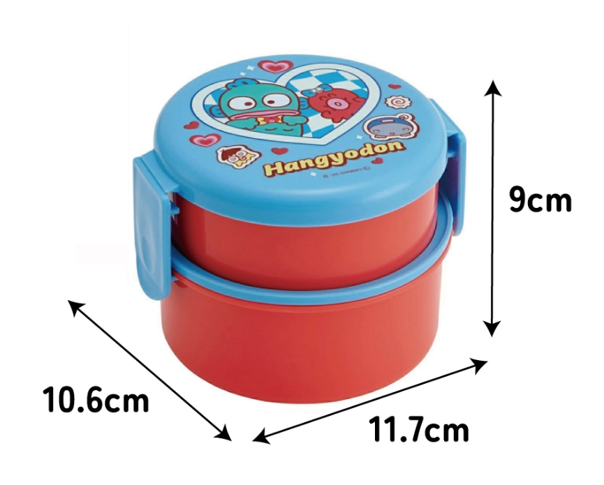 (Pre-Order) Skater Lunch Box 2 Tiers/500ml Hankyodon Party