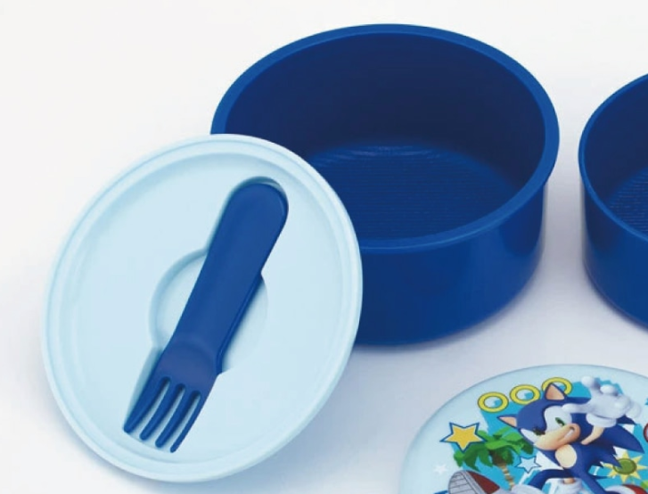 (Pre-Order) Skater Lunch Box 2 Tiers/500ml Sonic