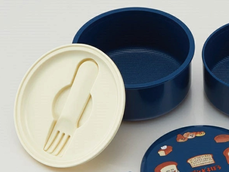 (Pre-Order) Skater Lunch Box 2 tiers/500ml Bread Dorobo