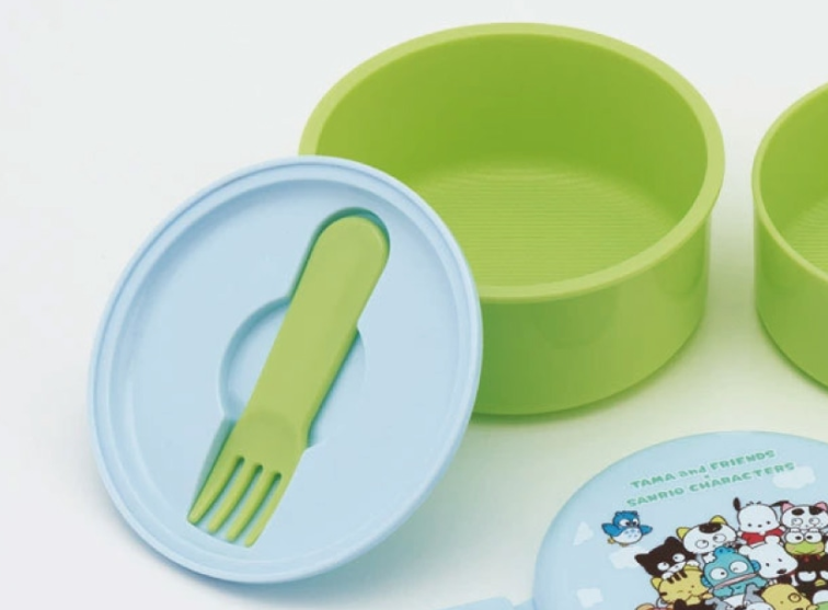 (Pre-Order) Skater Lunch Box 2 tiers/500ml Tama ×Sanrio Characters