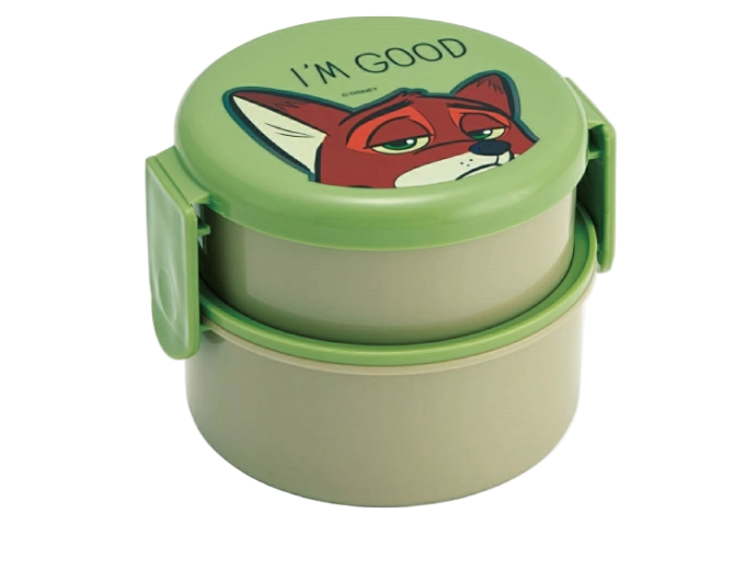 (Pre-Order) Skater  Lunch Box 2 Tiers/500ml Zootopia Nick