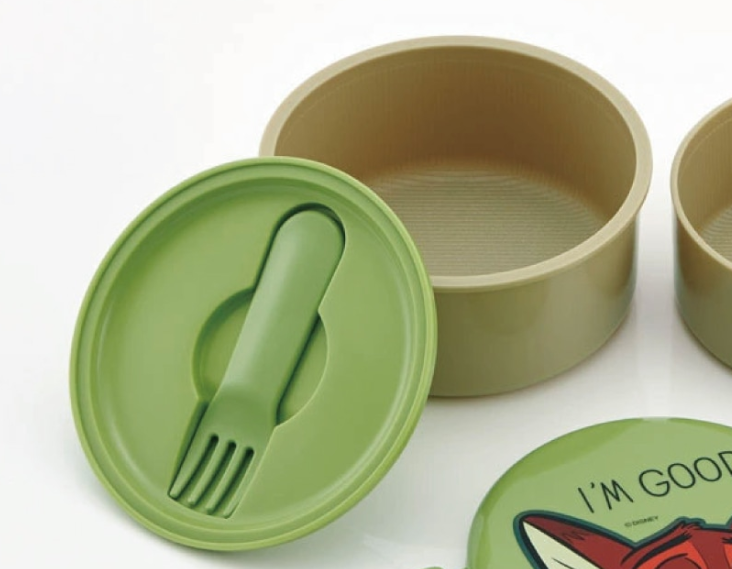 (Pre-Order) Skater  Lunch Box 2 Tiers/500ml Zootopia Nick