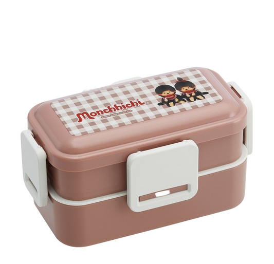 (Pre-Order) Skater Soft-lidded lunch box 2-tier/600ml, Monchhichi
