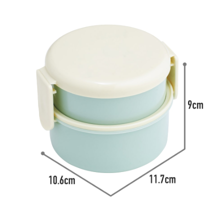 (Pre-Order) Skater Round Lunch Box, 2 Tiers/500ml