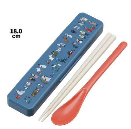 (Pre-Order) Skater Silent Chopsticks and Spoon Set, 18cm Chopsticks