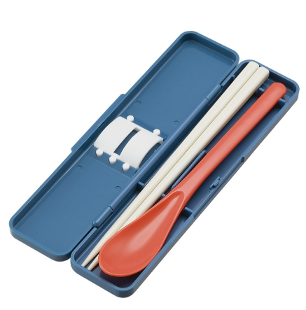 (Pre-Order) Skater Silent Chopsticks and Spoon Set, 18cm Chopsticks