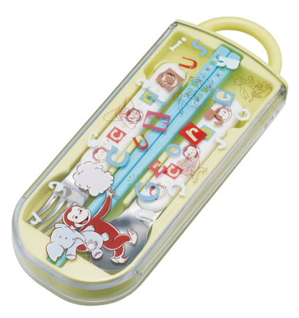 (Pre-Order) Skater Children's Bento Trio Set with Chopsticks, Spoon, and Fork