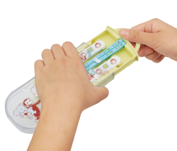 (Pre-Order) Skater Children's Bento Trio Set with Chopsticks, Spoon, and Fork