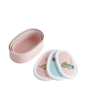 (Pre-Order) Skater Set of 3 Winnie the Pooh Costume Bento Boxes, Antibacterial