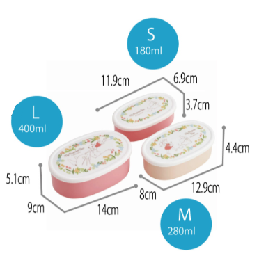 (Pre-Order) Skater Set of 3 antibacterial featuring Totoro Mei