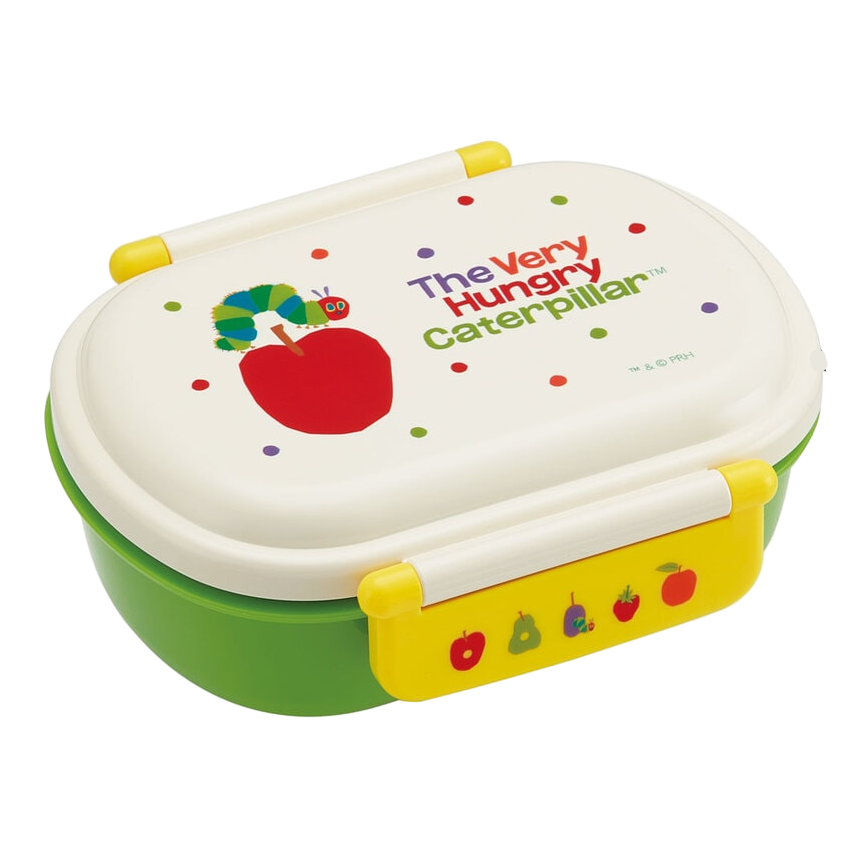 (Pre-Order) Skater Antibacterial Lunch Box, 1 Tier/360ml, "The Very Hungry Caterpillar"