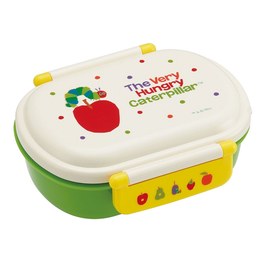 (Pre-Order) Skater Antibacterial Lunch Box, 1 Tier/360ml, "The Very Hungry Caterpillar"