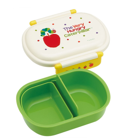 (Pre-Order) Skater Antibacterial Lunch Box, 1 Tier/360ml, "The Very Hungry Caterpillar"
