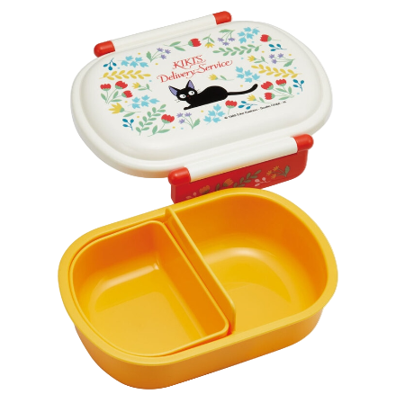 (Pre-Order) Skater Antibacterial Tight Lunch Box, 1 Tier, 360ml, Kiki's Delivery Service Botanical